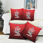 Tuskegee Red Tails Airmen Pillow Cover P-51 Mustang 332nd Fighter Group - Black Red