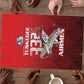 Tuskegee Red Tails Airmen Puzzle P-51 Mustang 332nd Fighter Group - Black Red