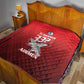 Tuskegee Red Tails Airmen Quilt 332nd Fighter Group - Black Red - African Pride