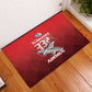 Tuskegee Red Tails Airmen Rubber Doormat 332nd Fighter Group - Black Red - African Pride