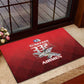 Tuskegee Red Tails Airmen Rubber Doormat 332nd Fighter Group - Black Red - African Pride