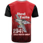 Tuskegee Red Tails Airmen T shirt 332nd Fighter Group - Black Red - African Pride