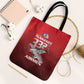Tuskegee Red Tails Airmen Tote Bag P-51 Mustang 332nd Fighter Group - Black Red