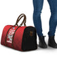 Tuskegee Red Tails Airmen Travel Bag P-51 Mustang 332nd Fighter Group - Black Red