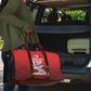 Tuskegee Red Tails Airmen Travel Bag P-51 Mustang 332nd Fighter Group - Black Red
