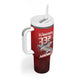 Tuskegee Red Tails Airmen Tumbler With Handle 332nd Fighter Group - Black Red - African Pride
