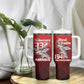 Tuskegee Red Tails Airmen Tumbler With Handle 332nd Fighter Group - Black Red - African Pride