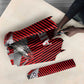Tuskegee Red Tails Airmen Umbrella P-51 Mustang 332nd Fighter Group - Black Red