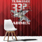 Tuskegee Red Tails Airmen Window Curtain 332nd Fighter Group - Black Red - African Pride