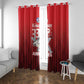 Tuskegee Red Tails Airmen Window Curtain 332nd Fighter Group - Black Red - African Pride