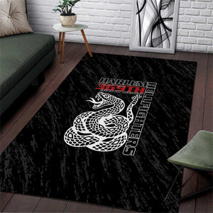 Harlem Hellfighters Area Rug Harlem Rattlers - Don't Tread on Me - African Pride