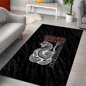 Harlem Hellfighters Area Rug Harlem Rattlers - Don't Tread on Me - African Pride