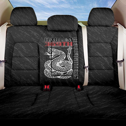 Harlem Hellfighters Back Car Seat Cover Harlem Rattlers - Don't Tread on Me - African Pride