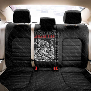 Harlem Hellfighters Back Car Seat Cover Harlem Rattlers - Don't Tread on Me - African Pride