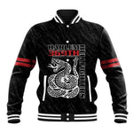 Harlem Hellfighters Baseball Jacket Harlem Rattlers - Don't Tread on Me - African Pride