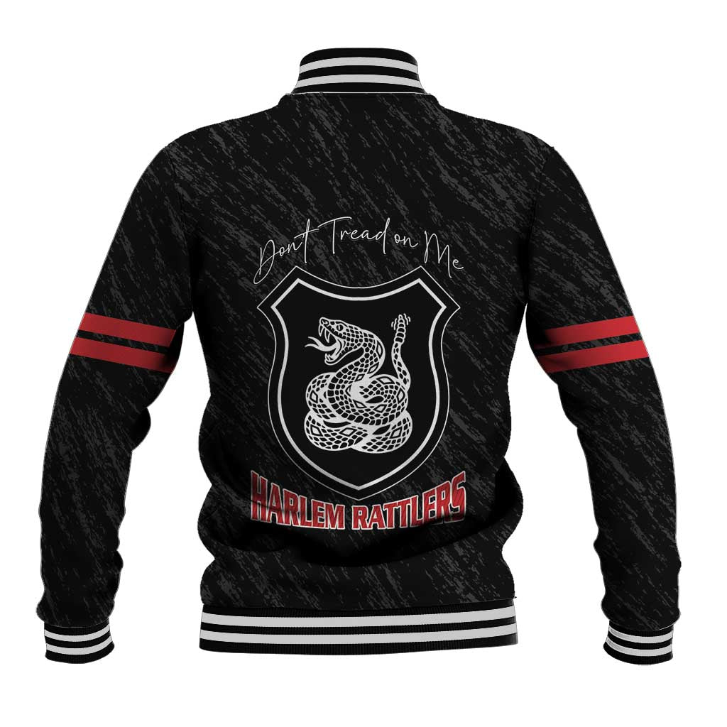 Harlem Hellfighters Baseball Jacket Harlem Rattlers - Don't Tread on Me - African Pride