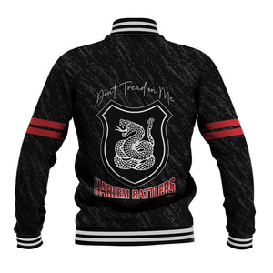 Harlem Hellfighters Baseball Jacket Harlem Rattlers - Don't Tread on Me - African Pride