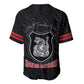 Harlem Hellfighters Baseball Jersey Harlem Rattlers - Don't Tread on Me - African Pride