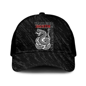 Harlem Hellfighters Baseball Net Cap Harlem Rattlers - Don't Tread on Me - African Pride