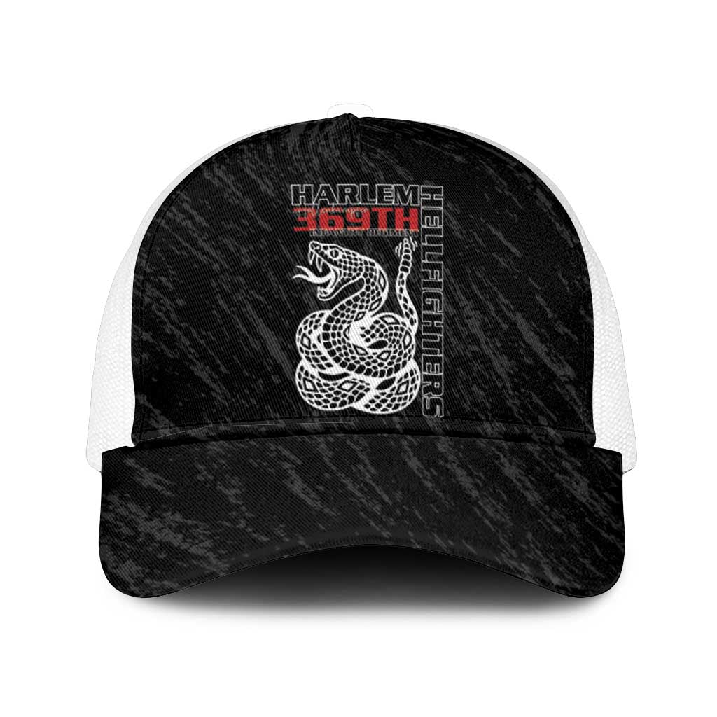 Harlem Hellfighters Baseball Net Cap Harlem Rattlers - Don't Tread on Me - African Pride