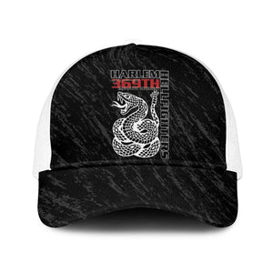 Harlem Hellfighters Baseball Net Cap Harlem Rattlers - Don't Tread on Me - African Pride