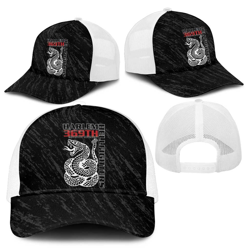 Harlem Hellfighters Baseball Net Cap Harlem Rattlers - Don't Tread on Me - African Pride