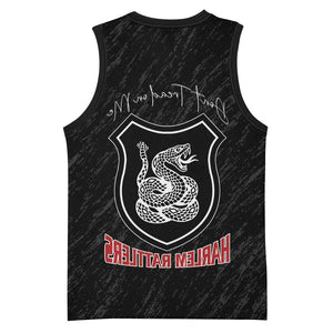 Harlem Hellfighters Basketball Jersey Harlem Rattlers - Don't Tread on Me - African Pride