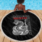 Harlem Hellfighters Beach Blanket Harlem Rattlers - Don't Tread on Me - African Pride