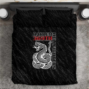 Harlem Hellfighters Bedding Set Harlem Rattlers - Don't Tread on Me - African Pride