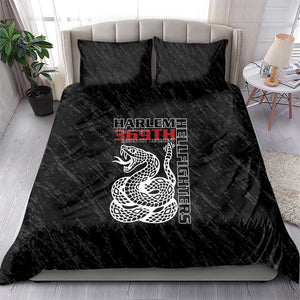 Harlem Hellfighters Bedding Set Harlem Rattlers - Don't Tread on Me - African Pride