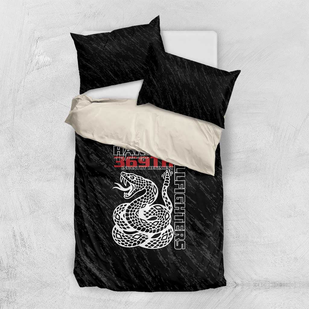 Harlem Hellfighters Bedding Set Harlem Rattlers - Don't Tread on Me - African Pride
