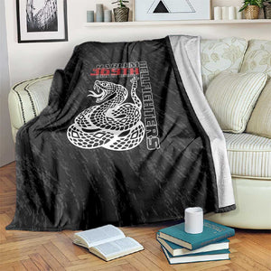 Harlem Hellfighters Blanket Harlem Rattlers - Don't Tread on Me - African Pride