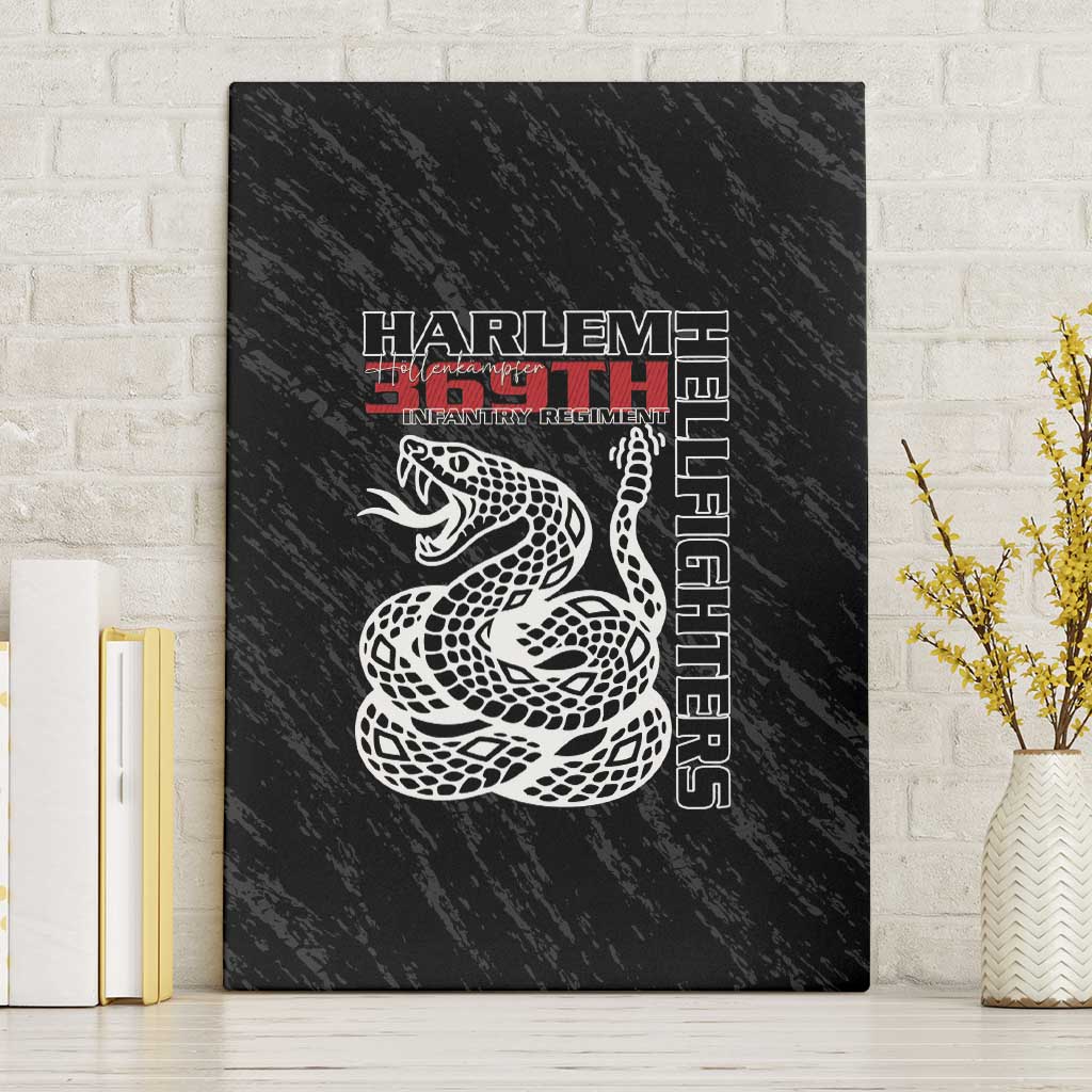 Harlem Hellfighters Canvas Wall Art Harlem Rattlers - Don't Tread on Me - African Pride
