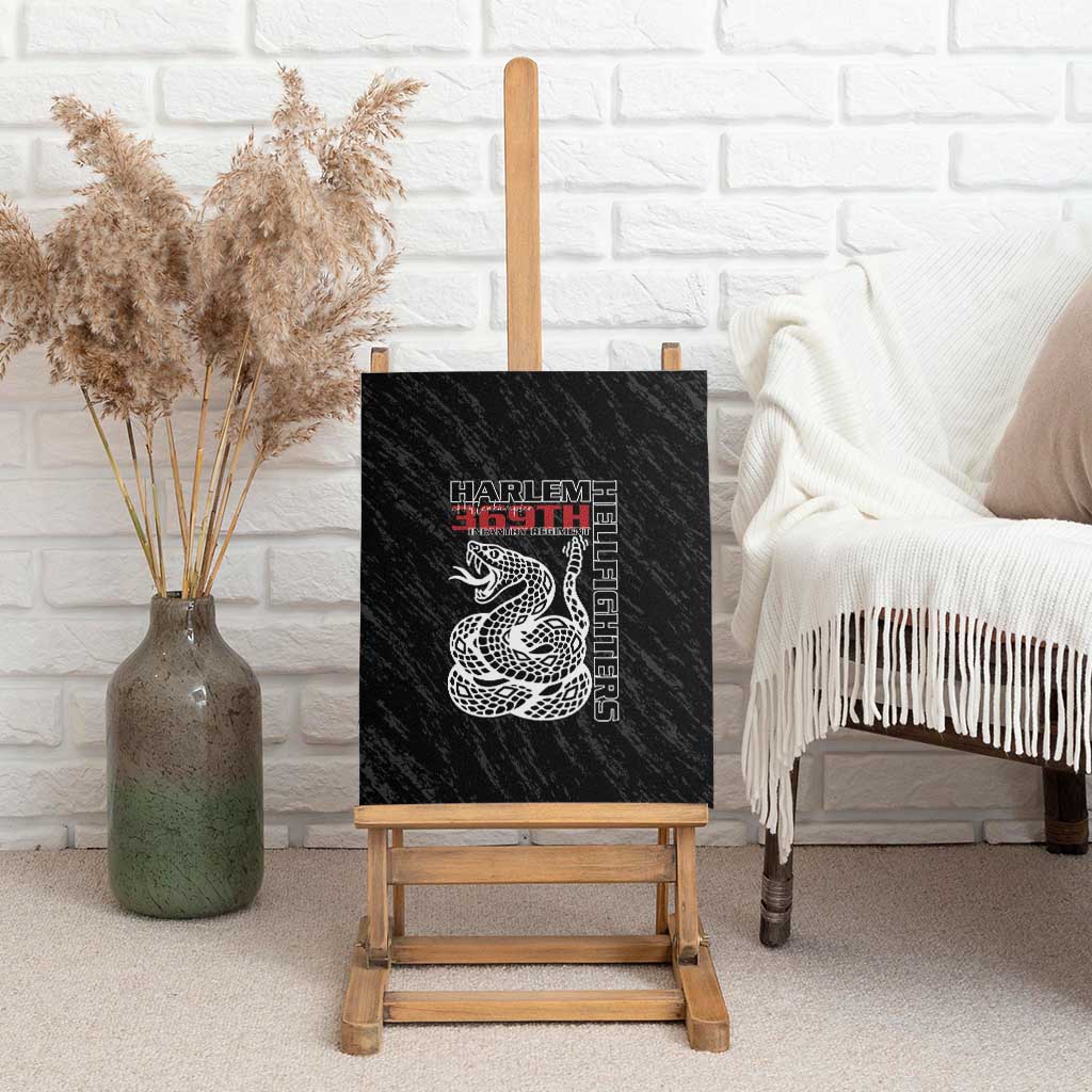 Harlem Hellfighters Canvas Wall Art Harlem Rattlers - Don't Tread on Me - African Pride