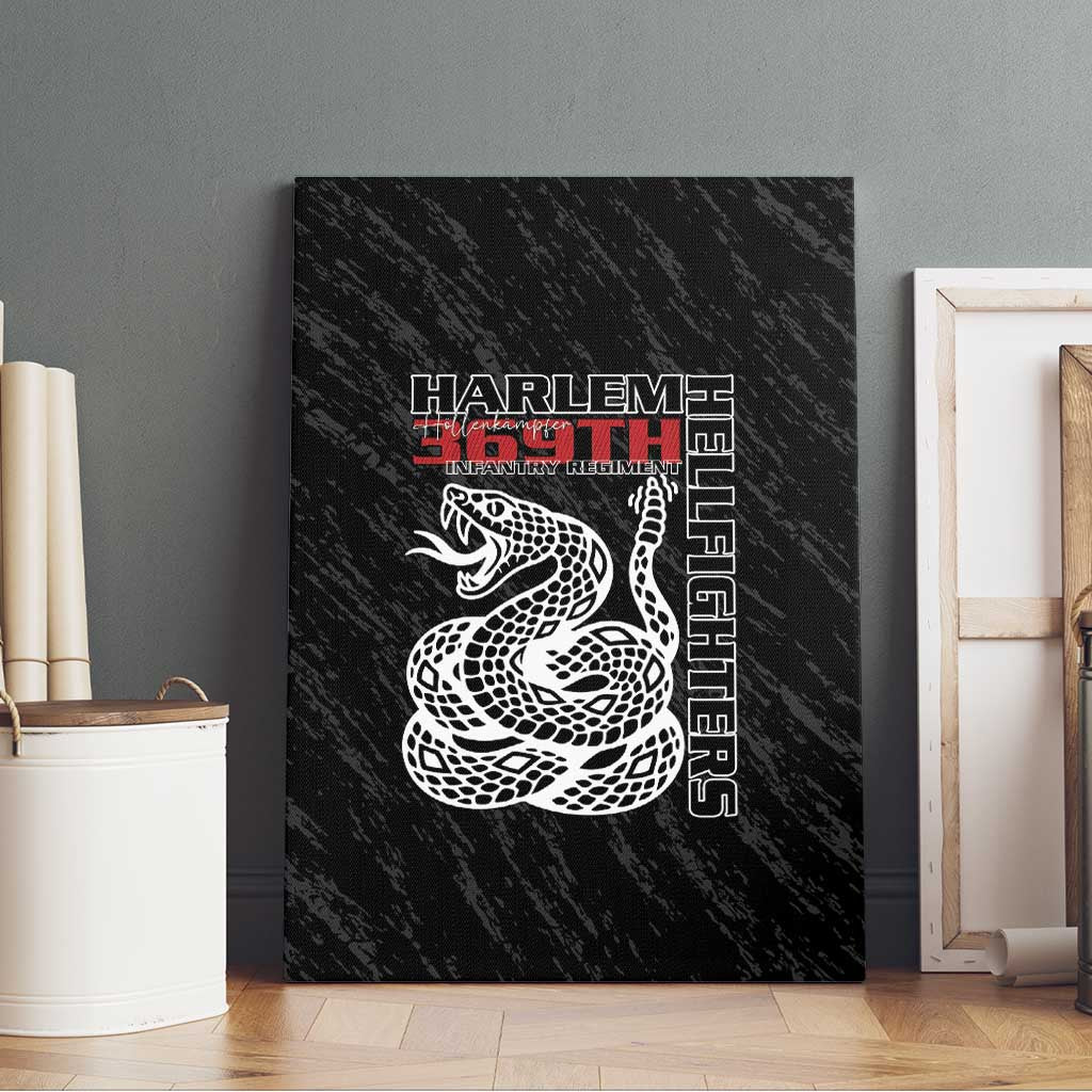 Harlem Hellfighters Canvas Wall Art Harlem Rattlers - Don't Tread on Me - African Pride