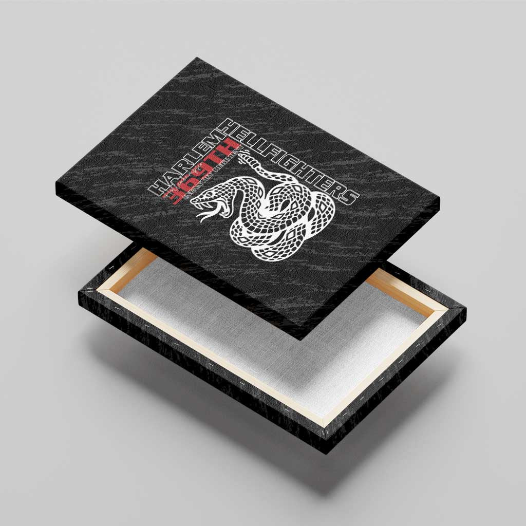 Harlem Hellfighters Canvas Wall Art Harlem Rattlers - Don't Tread on Me - African Pride