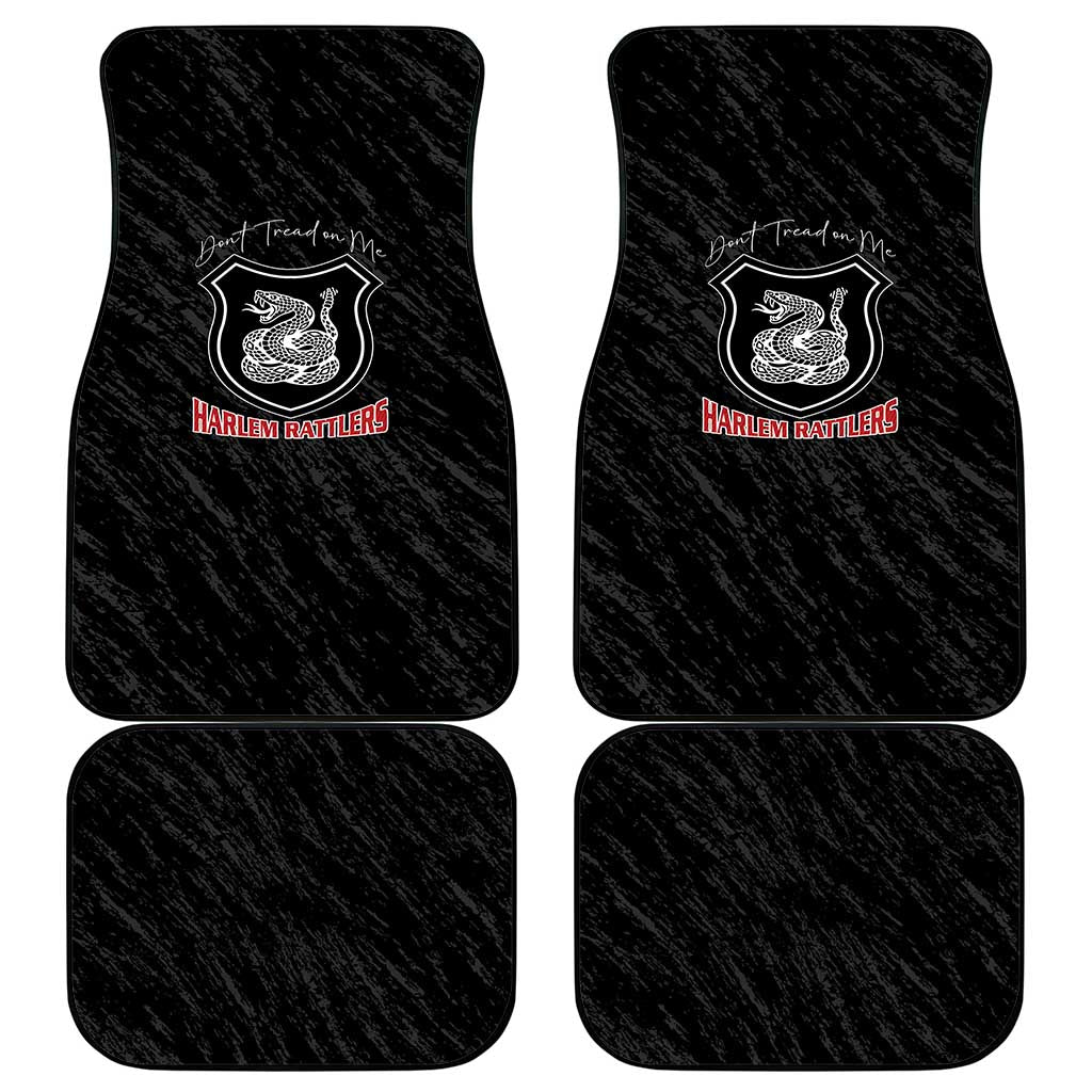 Harlem Hellfighters Car Mats Harlem Rattlers - Don't Tread on Me - African Pride
