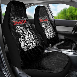 Harlem Hellfighters Car Seat Cover Harlem Rattlers - Don't Tread on Me - African Pride
