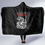 Harlem Hellfighters Hooded Blanket Harlem Rattlers - Don't Tread on Me - African Pride