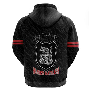 Harlem Hellfighters Hoodie Harlem Rattlers - Don't Tread on Me - African Pride