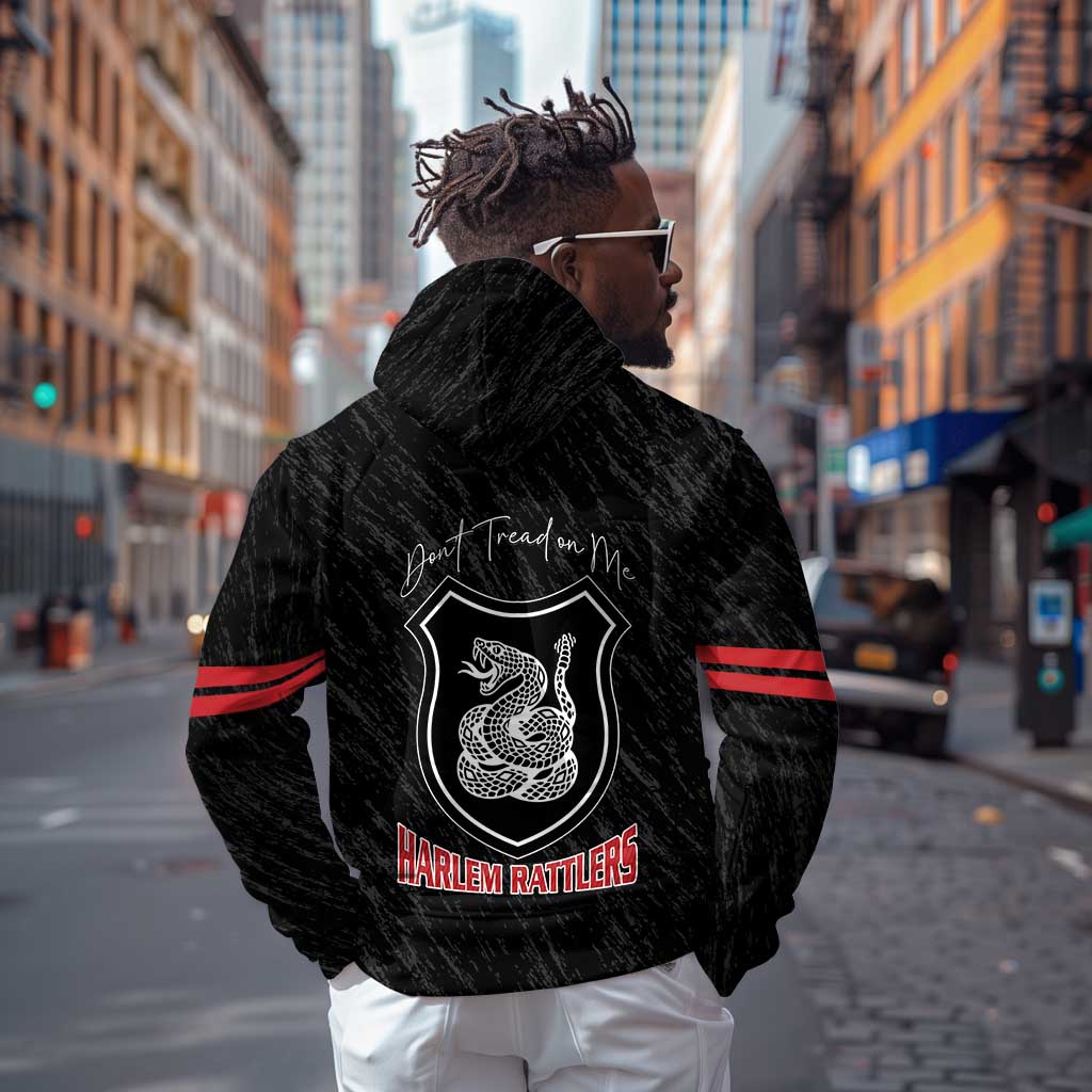 Harlem Hellfighters Hoodie Harlem Rattlers - Don't Tread on Me - African Pride