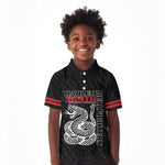 Harlem Hellfighters Kid Polo Shirt Harlem Rattlers - Don't Tread on Me - African Pride
