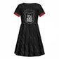 Harlem Hellfighters Kid Short Sleeve Dress Harlem Rattlers - Don't Tread on Me - African Pride