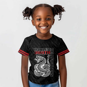 Harlem Hellfighters Kid T shirt Harlem Rattlers - Don't Tread on Me - African Pride
