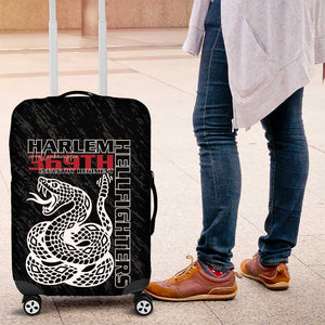 Harlem Hellfighters Luggage Cover Harlem Rattlers - Don't Tread on Me - African Pride