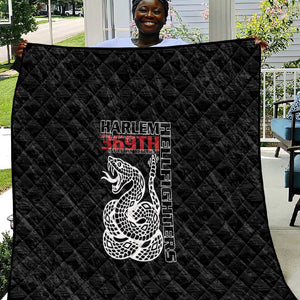 Harlem Hellfighters Quilt Harlem Rattlers - Don't Tread on Me - African Pride
