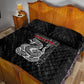 Harlem Hellfighters Quilt Bed Set Harlem Rattlers - Don't Tread on Me - African Pride