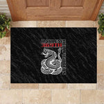 Harlem Hellfighters Rubber Doormat Harlem Rattlers - Don't Tread on Me - African Pride
