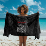 Harlem Hellfighters Sarong Harlem Rattlers - Don't Tread on Me - African Pride