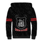 Harlem Hellfighters Sherpa Hoodie Harlem Rattlers - Don't Tread on Me - African Pride